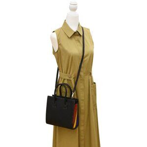 ili New York Leather Multicolor Crossbody Bag ** Accordion Satchel